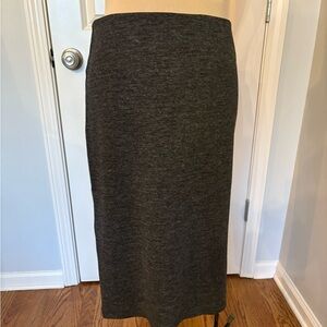 LOFT Dark Gray Pencil Skirt